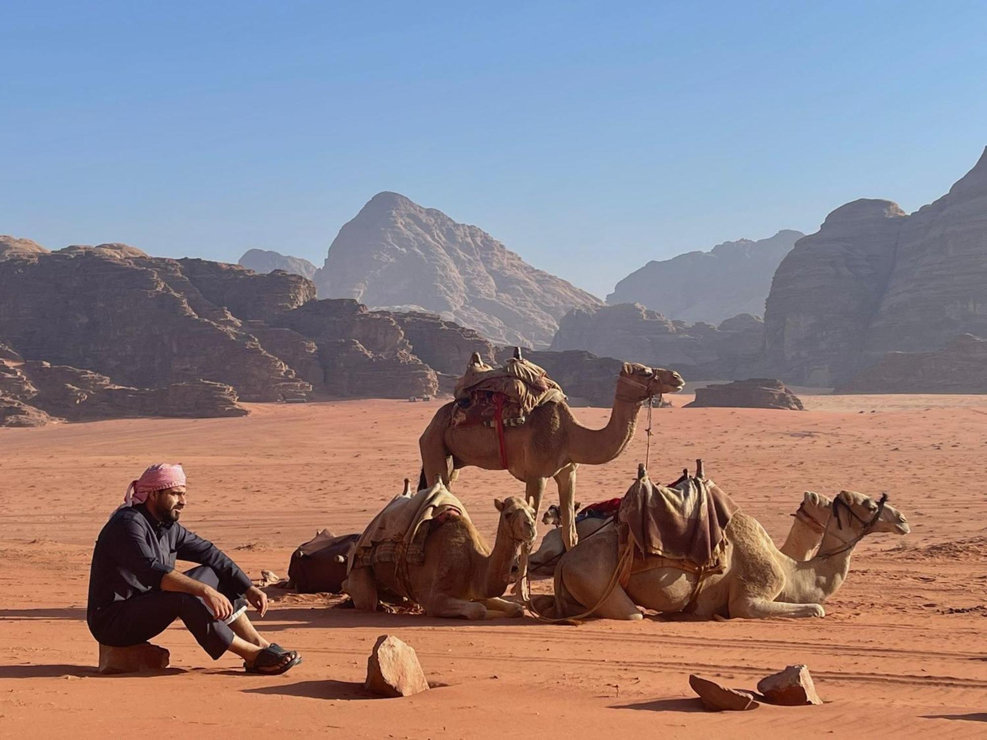 Omar Ghazi Camp Hotell Wadi Rum Eksteriør bilde